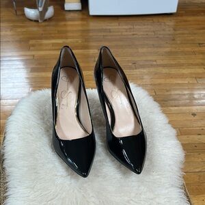 Black Patent Leather Women's Pumps